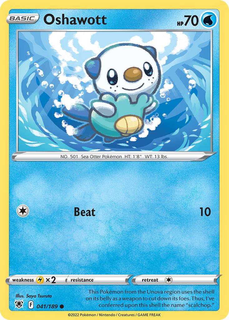 2022 Pokemon Trading Card Game Astral Radiance Set List 41 Oshawott