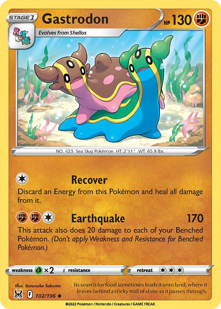 2022 Pokemon Trading Card Game Lost Origin Price List 102 Gastrodon