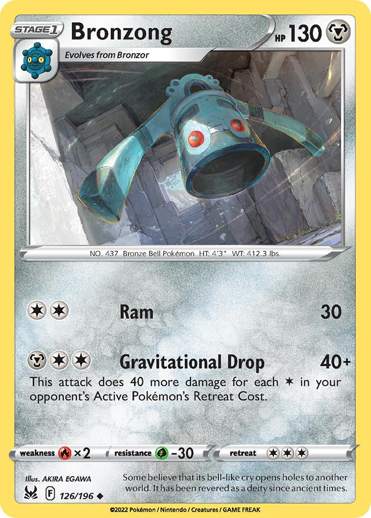 2022 Pokemon Trading Card Game Lost Origin Price List 126 Bronzong