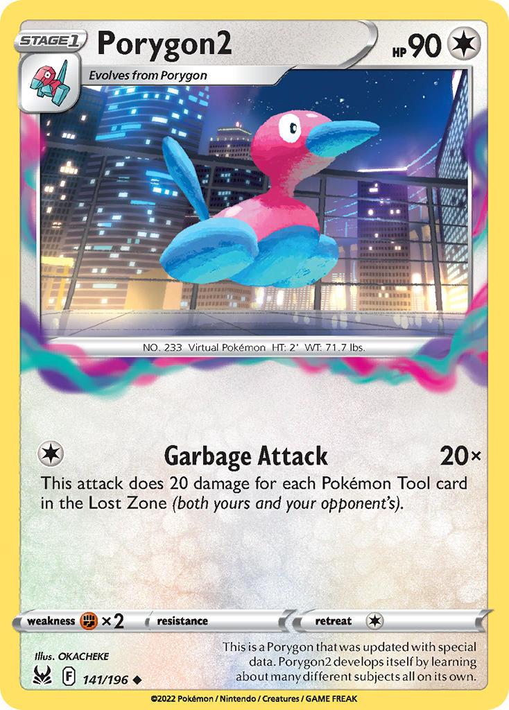 2022 Pokemon Trading Card Game Lost Origin Price List 141 Porygon2