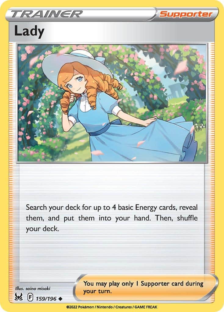 2022 Pokemon Trading Card Game Lost Origin Price List 159 Lady