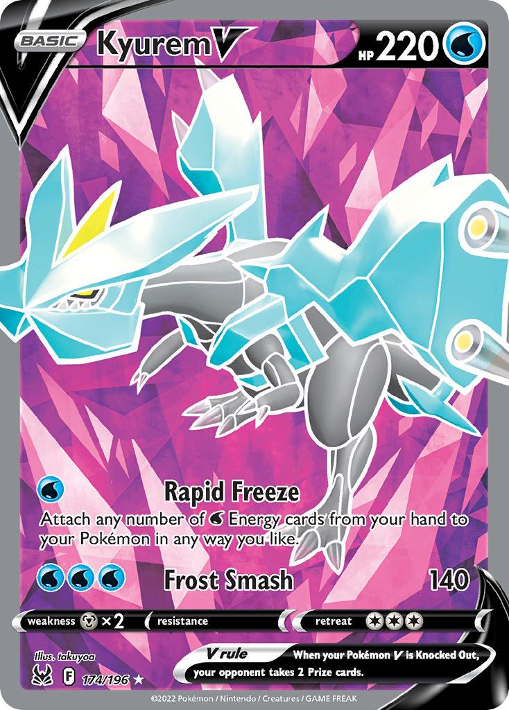 2022 Pokemon Trading Card Game Lost Origin Price List 174 Kyurem V