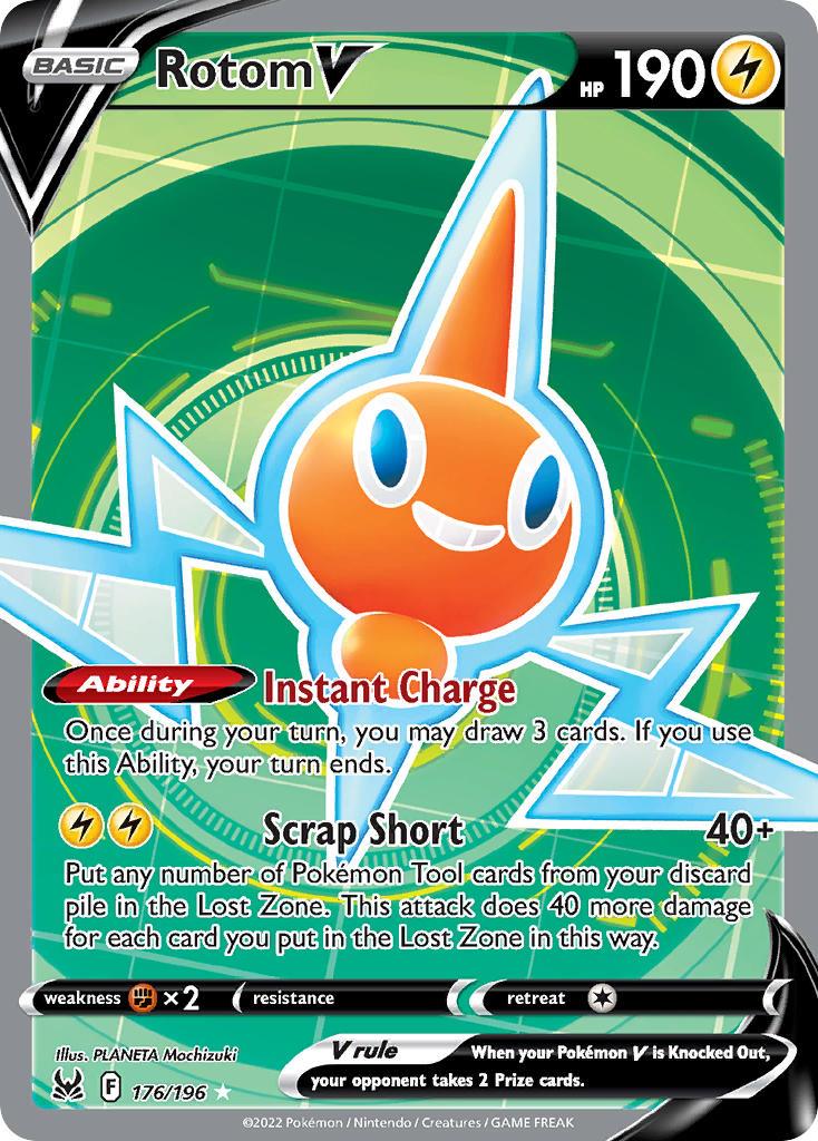 2022 Pokemon Trading Card Game Lost Origin Price List 176 Rotom V