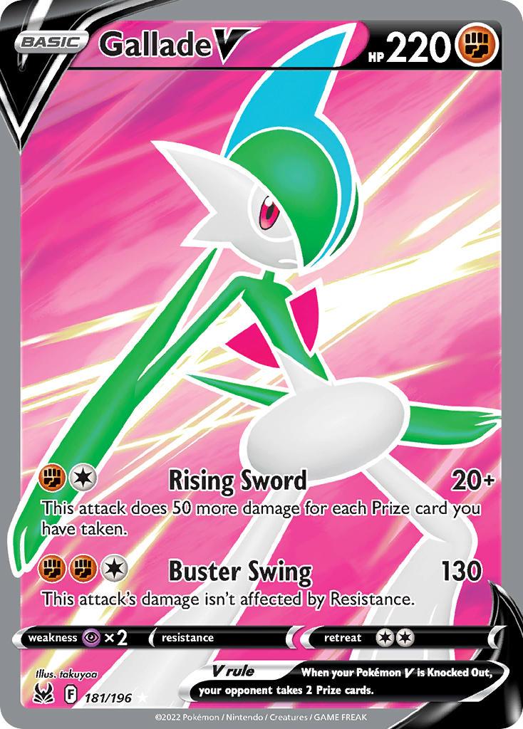 2022 Pokemon Trading Card Game Lost Origin Price List 181 Gallade V