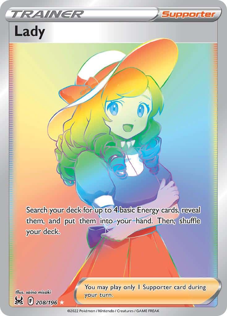 2022 Pokemon Trading Card Game Lost Origin Price List 208 Lady