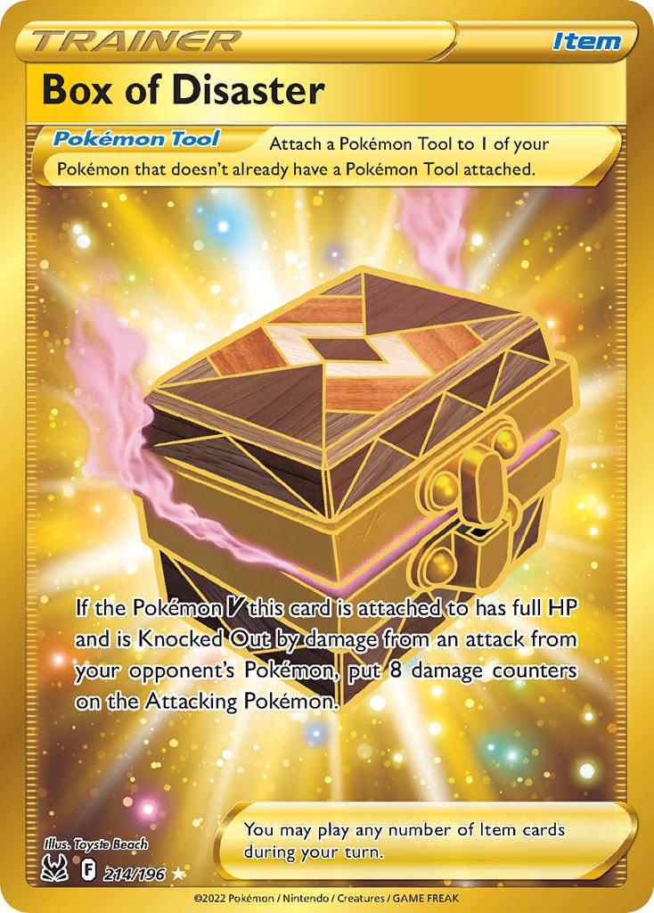 2022 Pokemon Trading Card Game Lost Origin Price List 214 Box Of Disaster