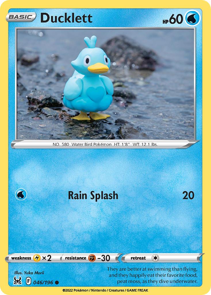 2022 Pokemon Trading Card Game Lost Origin Price List 46 Ducklett