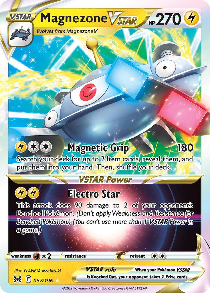 2022 Pokemon Trading Card Game Lost Origin Price List 57 Magnezone VStar