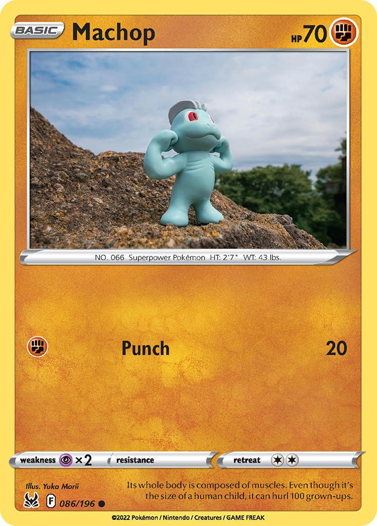 2022 Pokemon Trading Card Game Lost Origin Price List 86 Machop