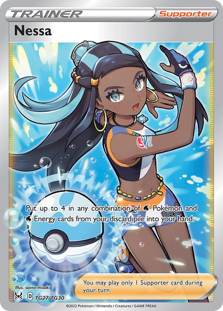 2022 Pokemon Trading Card Game Lost Origin Price List TG27 Nessa