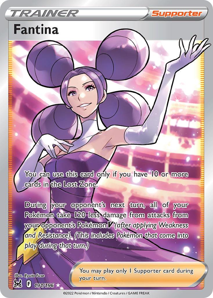 2022 Pokemon Trading Card Game Lost Origin Set List 191 Fantina