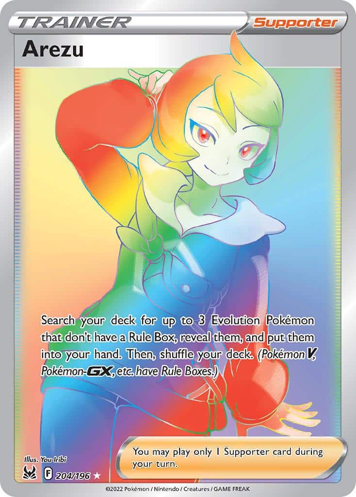 2022 Pokemon Trading Card Game Lost Origin Set List 204 Arezu