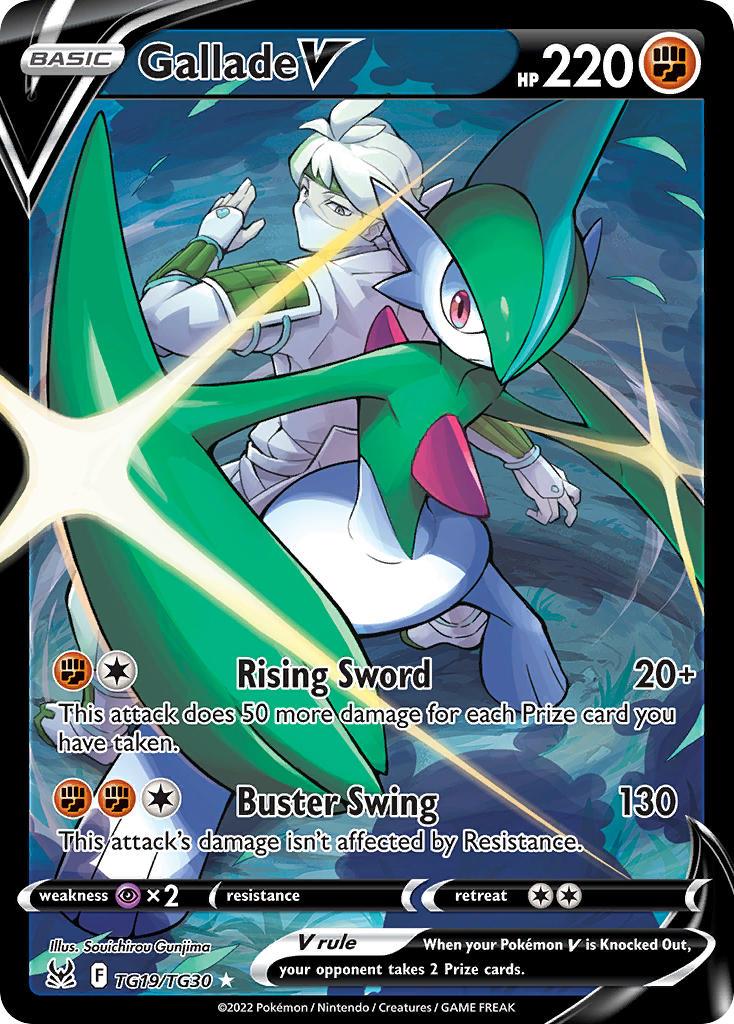 2022 Pokemon Trading Card Game Lost Origin Set List TG19 Gallade V